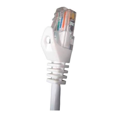 Chiptech, Inc Dba Vertical Cable Vertical Cable CAT6 Snagless Molded Patch Cable, 2 ft. (0.6 meter), White 094-811/2WH